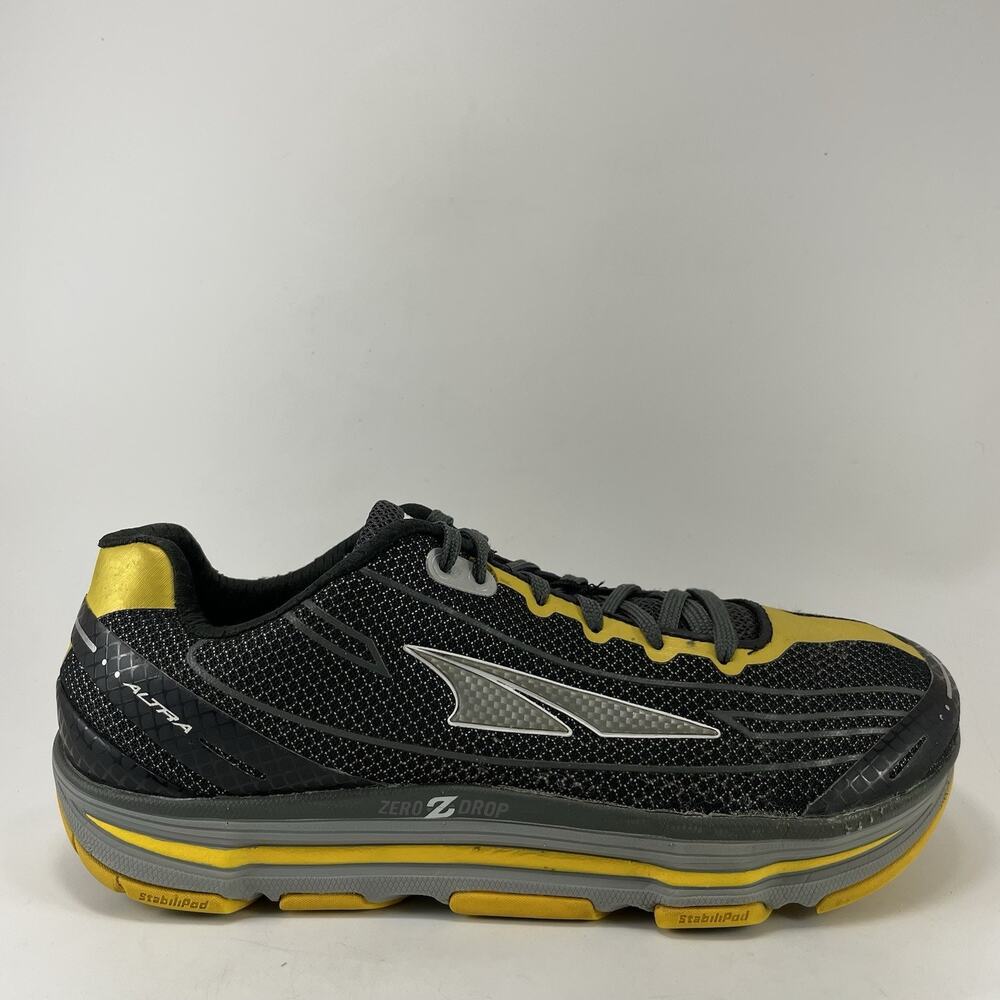 Altra Repetition Running Shoes Mens Size 11.5 Black/Lemon Chrome Zero Drop